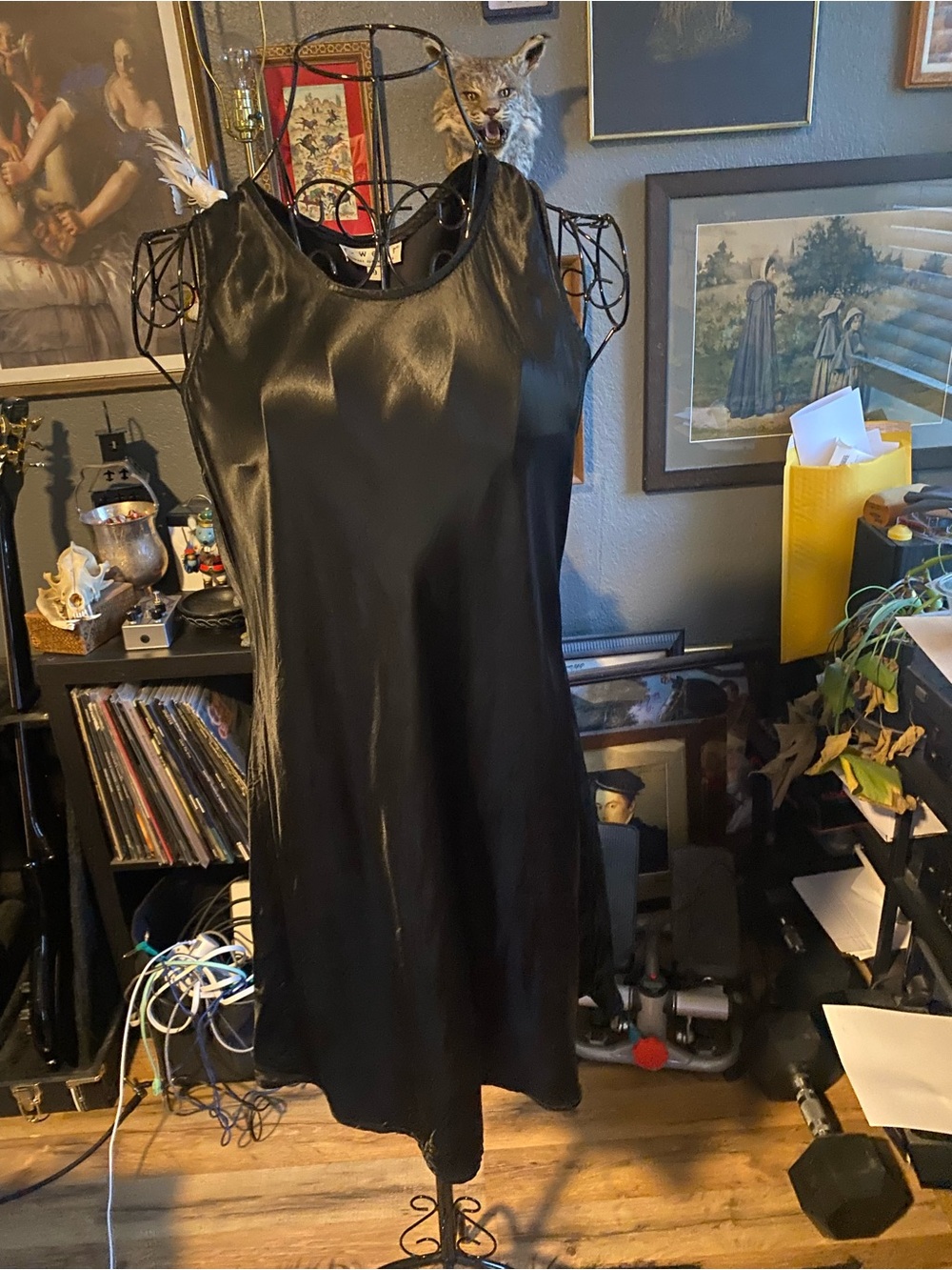 Vintage rampage black micro mini dress